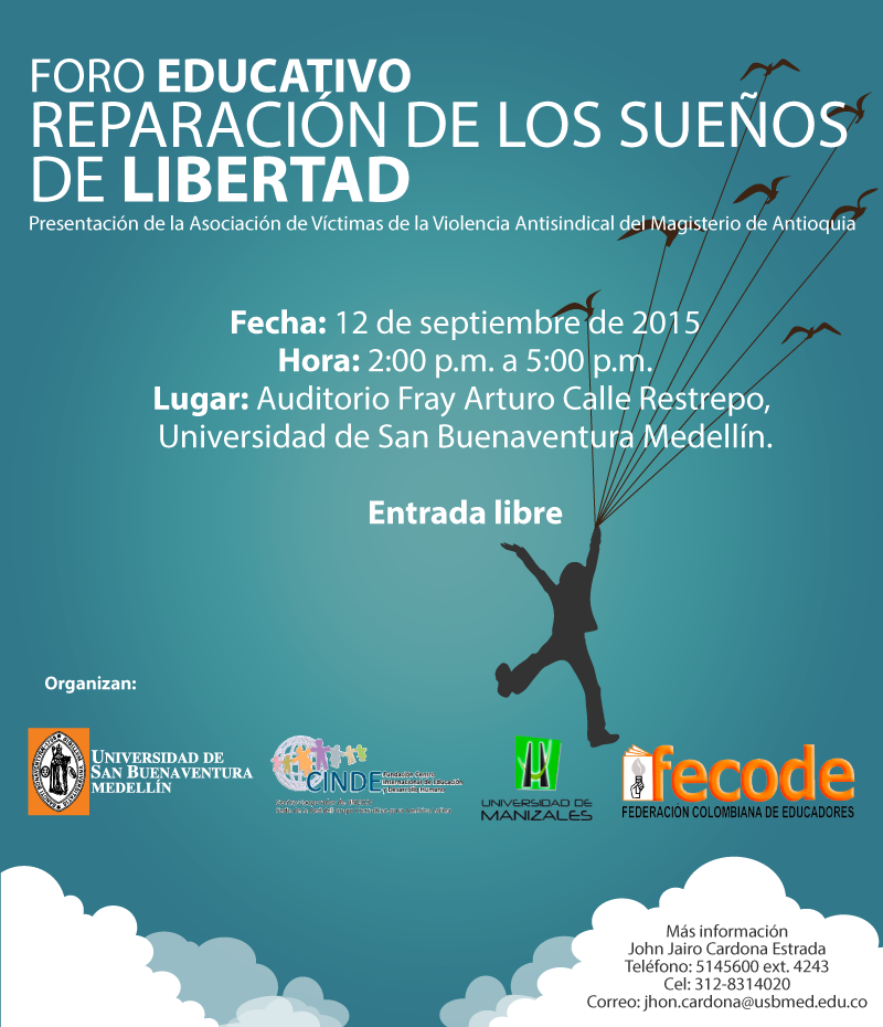 Foro Educativo. Reparación de los sueños de libertad