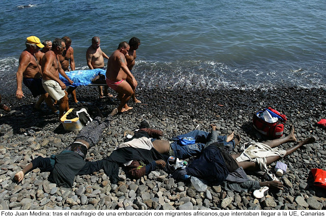 INMIGRANTES AFRICANOS NAUFRAGIO JUAN MEDINA 045