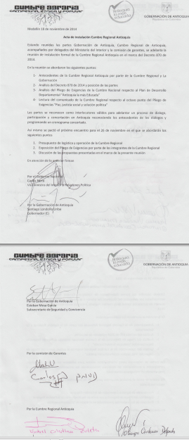 cumbre agraria acta