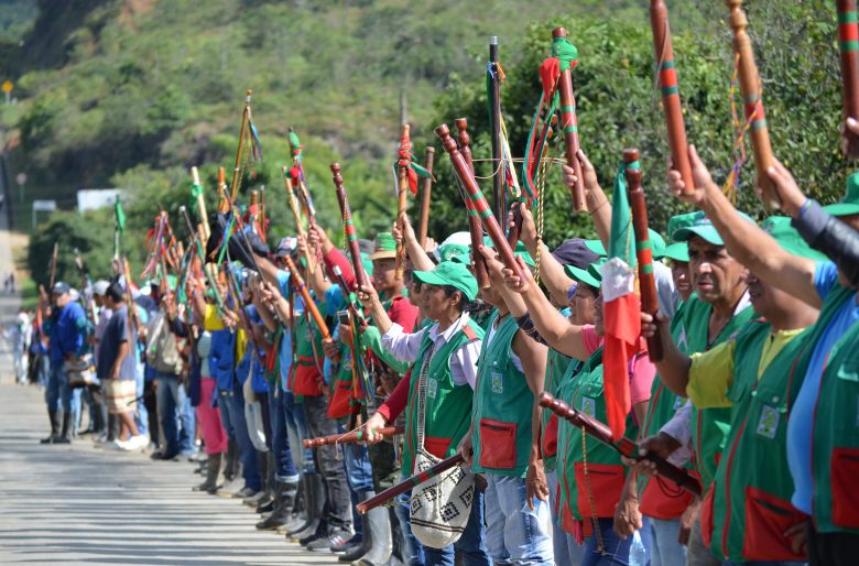 minga cauca colombia