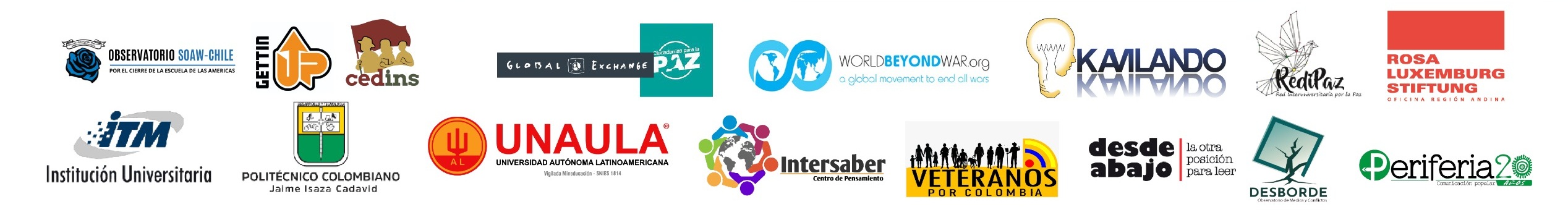 CON ROSA loguerio militarizacion