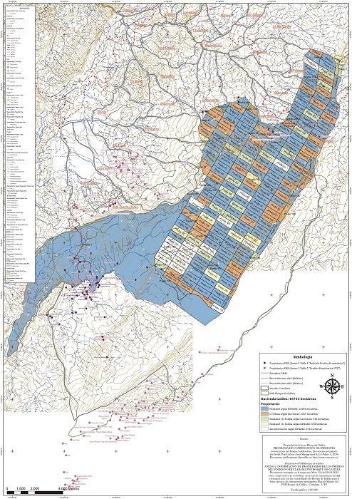 Mapa Galilea A2 Propiedad de la tierra v3
